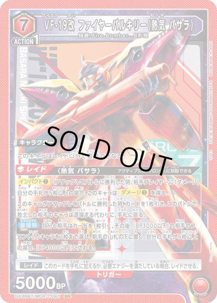 画像1: 《VF-19改 ファイヤーバルキリー（熱気 バサラ）》 (1)
